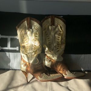 D&G Metallic Boot